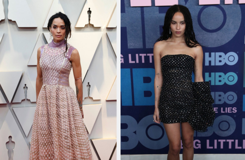91st Academy Awards - Oscars Arrivals - Red Carpet - Hollywood, Los Angeles, California, U.S., February 24, 2019 - Lisa Bonet (REUTERS/Mario Anzuoni); Cast member Zoe Kravitz poses at the Big Little Lies season 2 premiere in New York City, U.S., May 29, 2019 (REUTERS/Shannon Stapleton) (photo credit: REUTERS)