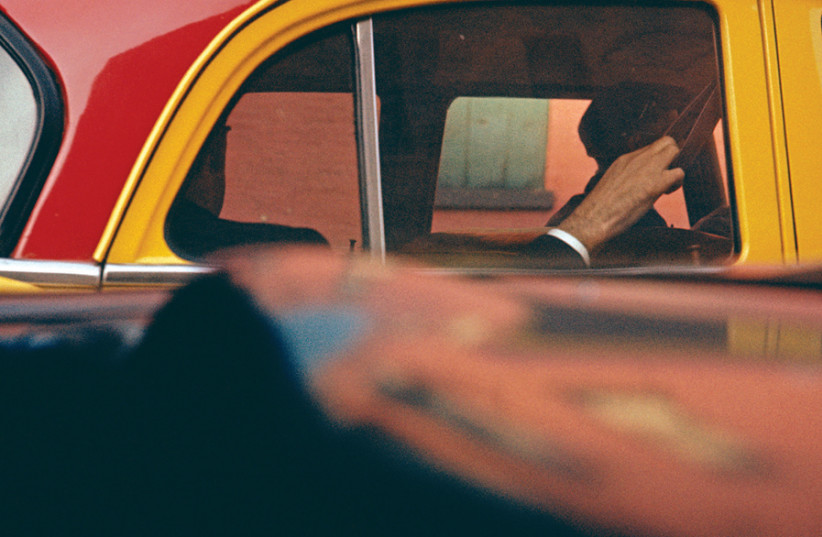 Saul Leiter’s photograph titled ‘Taxi’ (photo credit: SAUL LEITER FOUNDATION)