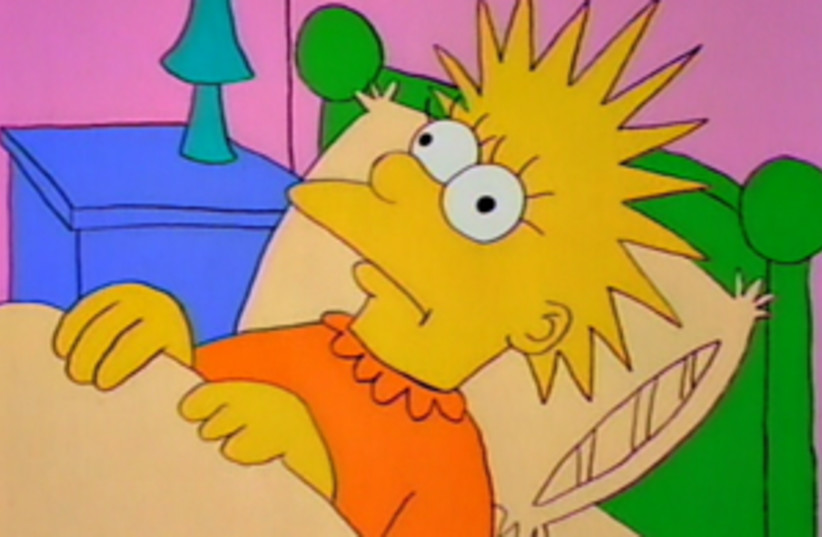 Lisa Simpson on her first apperance on television on the The Tracey Ullman Show, the character would eventually win Mendel his first Emmy for producing 'Lisa's Wedding' (photo credit: Wikimedia Commons)