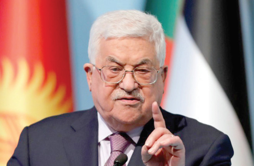 PALESTINIAN AUTHORITY President Mahmoud Abbas (photo credit: OSMAN ORSAL/REUTERS)