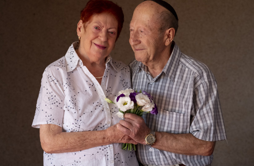 Holocaust survivors renew their wedding vows after 70 years in a ceremony organized by the Claims Conference. (photo credit: Courtesy)