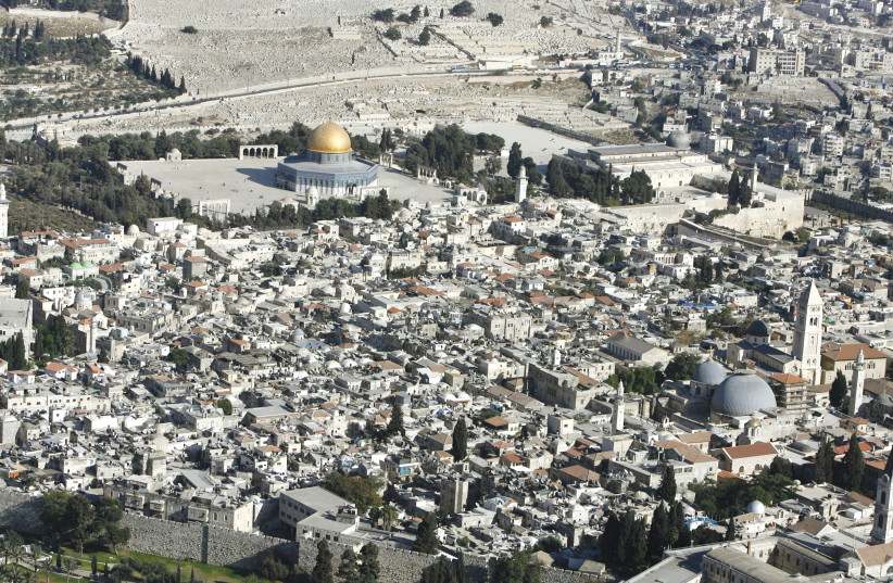 Jerusalem from above  (photo credit: REUTERS)