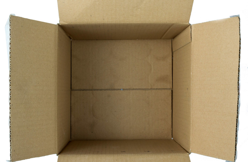 cardboard box (photo credit: PUBLIC DOMAIN)