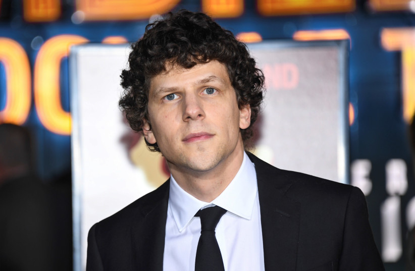 Cast member Jesse Eisenberg attends the premiere of "Zombieland: Double Tap" in Los Angeles, California, U.S. October 10, 2019. (photo credit: REUTERS/PHIL MCCARTEN)