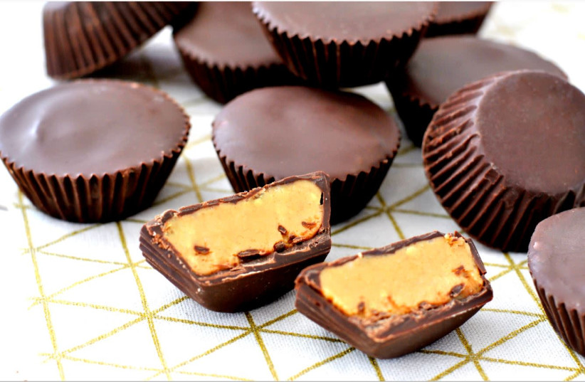 Peanut butter and chocolate treats (photo credit: PASCALE PEREZ-RUBIN)