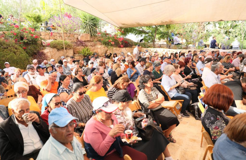 Israelis in Gush Etzion celebrate ‘Yom Aliyah’ (photo credit: Courtesy)