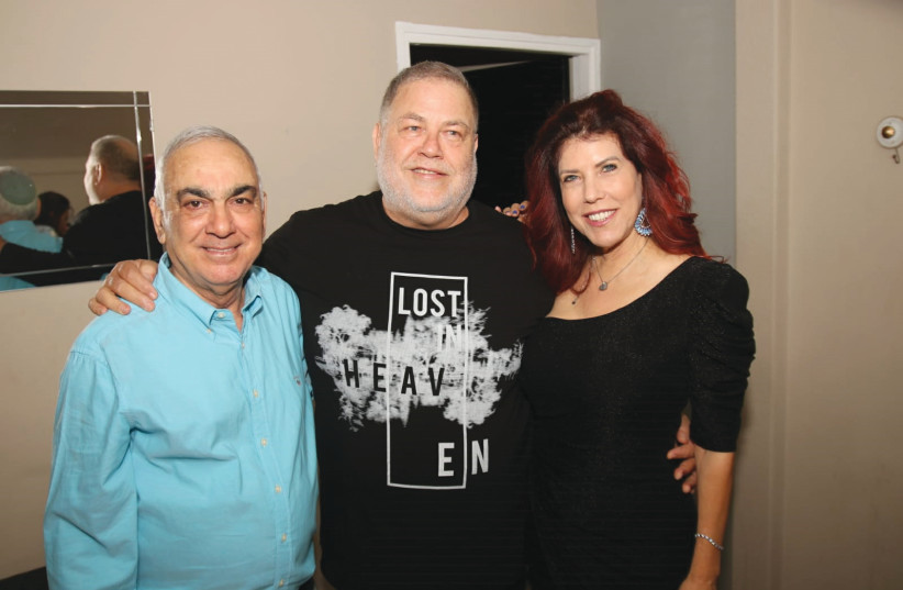 NISSIM MISHAL, Yehuda Poliker and Judy Shalom Nir-Mozes (photo credit: OR GEFEN)