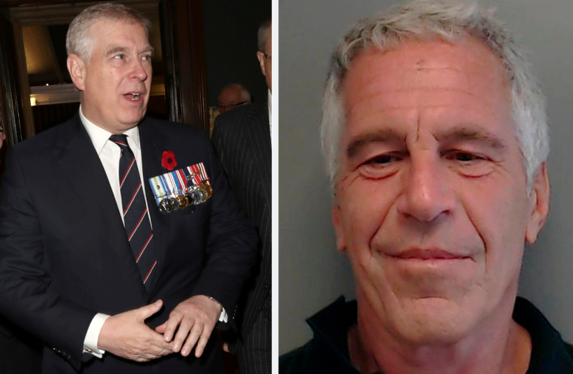 Prince Andrew (L) Jeffrey Epstein (R). (credit: REUTERS)