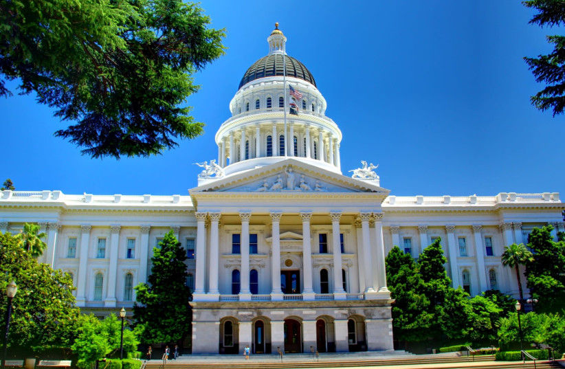 The California state capitol in Sacramento (photo credit: WIKIMEDIA)