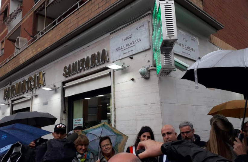 Three streets in Rome named after Italian scientists who signed the antisemitic Manifesto della Razza in 1938 have been rededicated to two pioneer Jewish female scholars and an anti-fascist professor on November 21, 2019.. (photo credit: COURTESY OF PAGINE EBRAICHE)