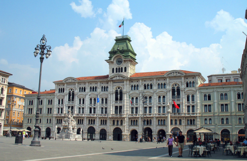 Townhall, Trieste, Italy. (photo credit: Wikimedia Commons)
