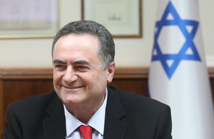 Foreign Minister Israel Katz attends a cabinet meeting, December 2019. (photo credit: MARC ISRAEL SELLEM)