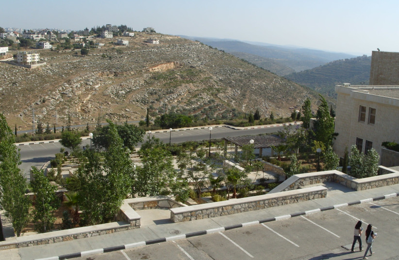 Université de Bir Zeit près de Ramallah (crédit : FLICKR)