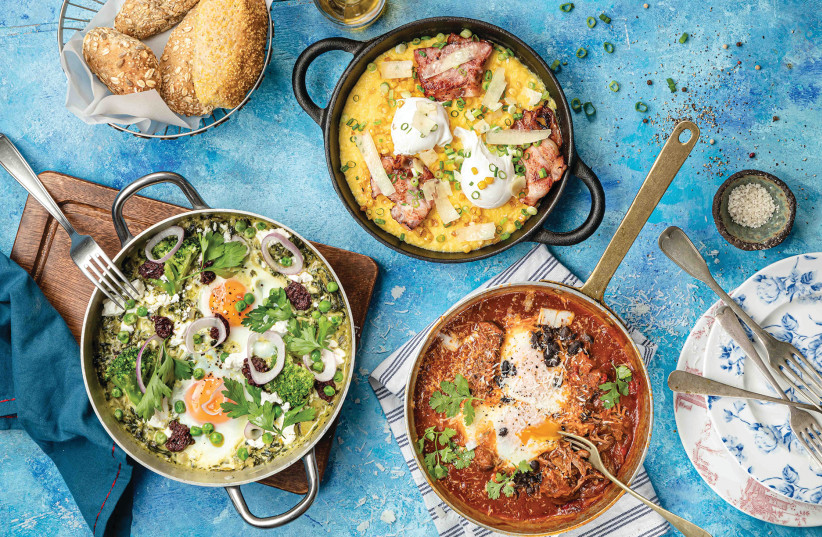 The options for shakshuka are endless (photo credit: SARIT GOFFEN)