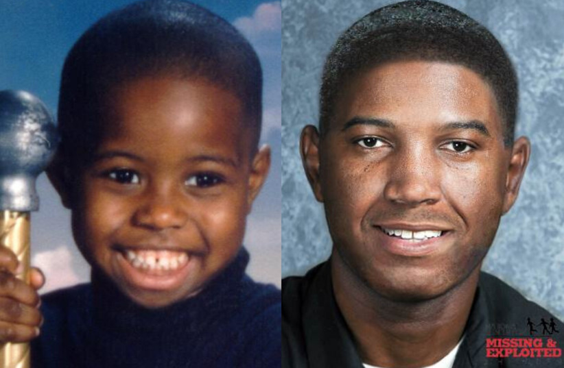 Age progression of D'Wan Christian Sims (photo credit: NATIONAL CENTER FOR MISSING & EXPLOITED CHILDREN)