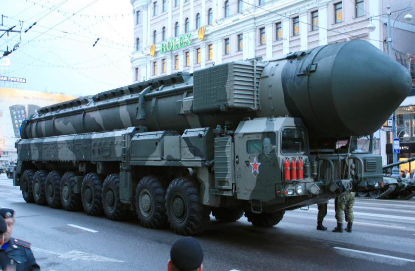 Russian ICBM (photo credit: Wikimedia Commons)