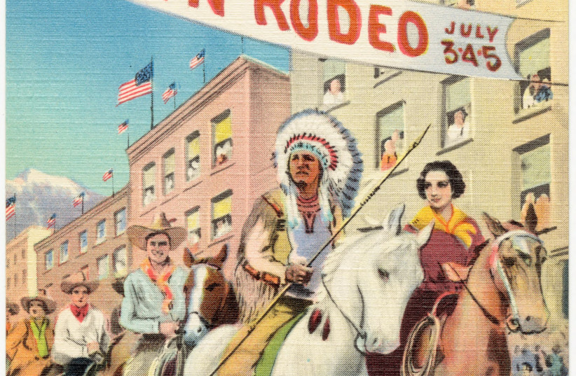 Rodeo Parade in the Northern Pacific country, colorful street parades open cyclonic roundup celebrations annually every summer in the Northwest's dude ranch and cattle towns  (photo credit: Wikimedia Commons)