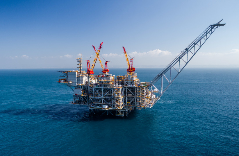 The Leviathan natural gas field (photo credit: ALBATROSS)