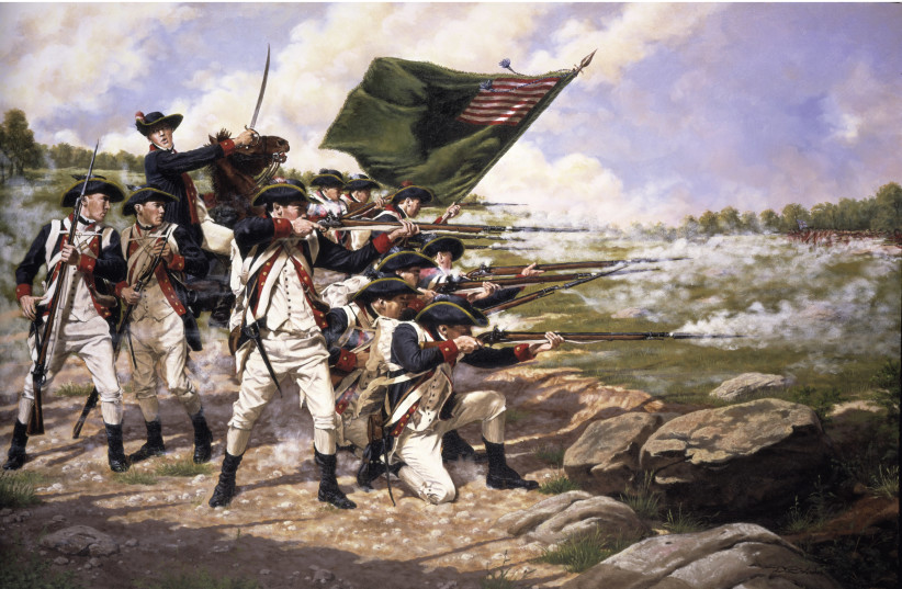 The Battle of Long Island in the US Revolutionary War. (photo credit: Wikimedia Commons)