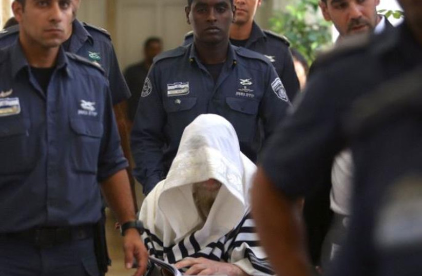 Rabbi Berland Arrest (photo credit: MARC ISRAEL SELLEM)