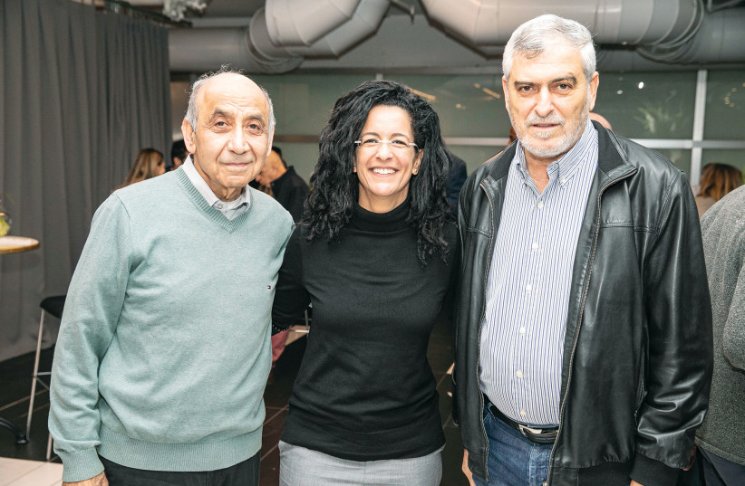 FROM LEFT, Itzik Suari, Oranit Zinger and Dov Kotler. (photo credit: ERAN LAM)
