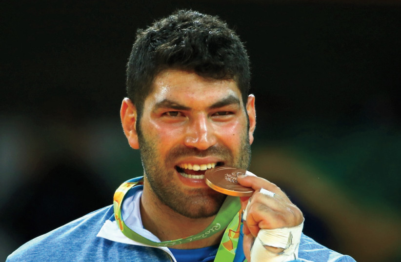 ORI SASSON was the last Israeli to win a medal at Olympics, capturing the bronze in the judo men's heavyweight competition at the 2016 Games in Rio (photo credit: REUTERS)