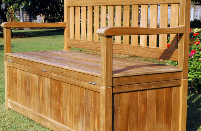outdoor storage bench 48