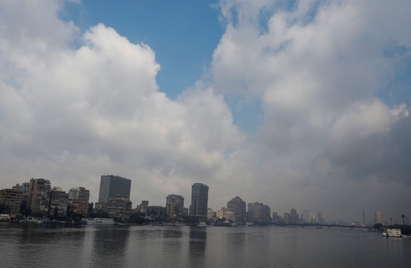 A general view of the Nile River during a cold weather around country in the capital of Cairo (photo credit: REUTERS)