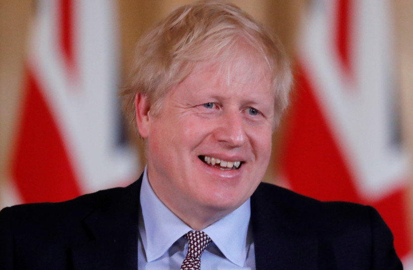 Britain’s Prime Minister Boris Johnson (photo credit: REUTERS)