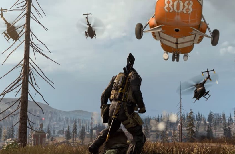 A screenshot from the trailer of the new Battle Royale game 'Call of Duty: Warzone.' (photo credit: screenshot)