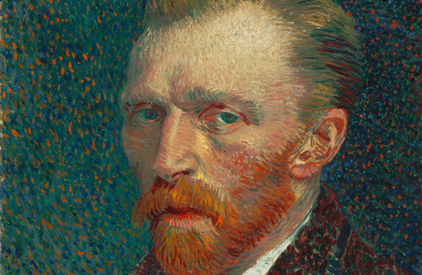 Vincent van Gogh’s ‘Self-Portrait,’ 1887, at the Art Institute of Chicago (photo credit: WIKIPEDIA)