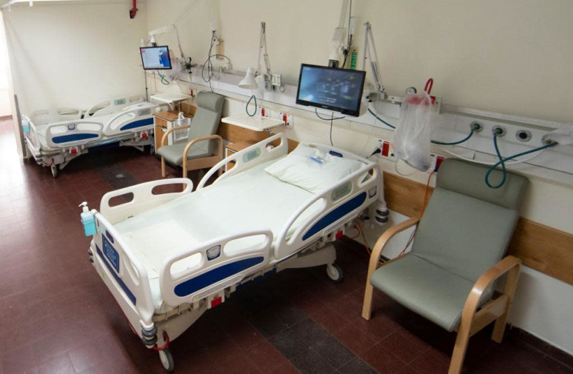 An empty hospital bed at Hasharon Hospital (photo credit: Courtesy)