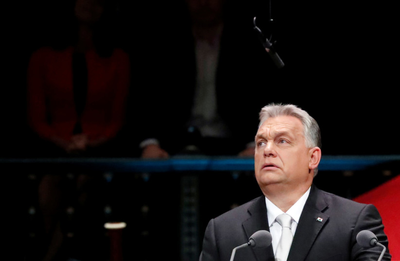 Hungary's Prime Minister Viktor Orban (photo credit: REUTERS)