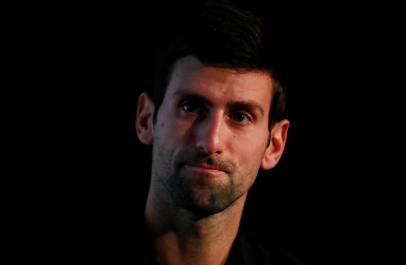 Tennis - Official Presentation of ATP Team Competition - The O2, London, Britain - November 15, 2018 Novak Djokovic during a press conference (credit: REUTERS)