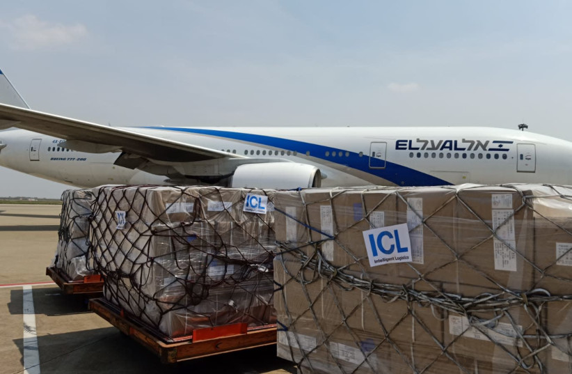 El Al opérera 60 vols de fret humanitaire depuis la ville chinoise de Wuhan (crédit photo: EL AL)