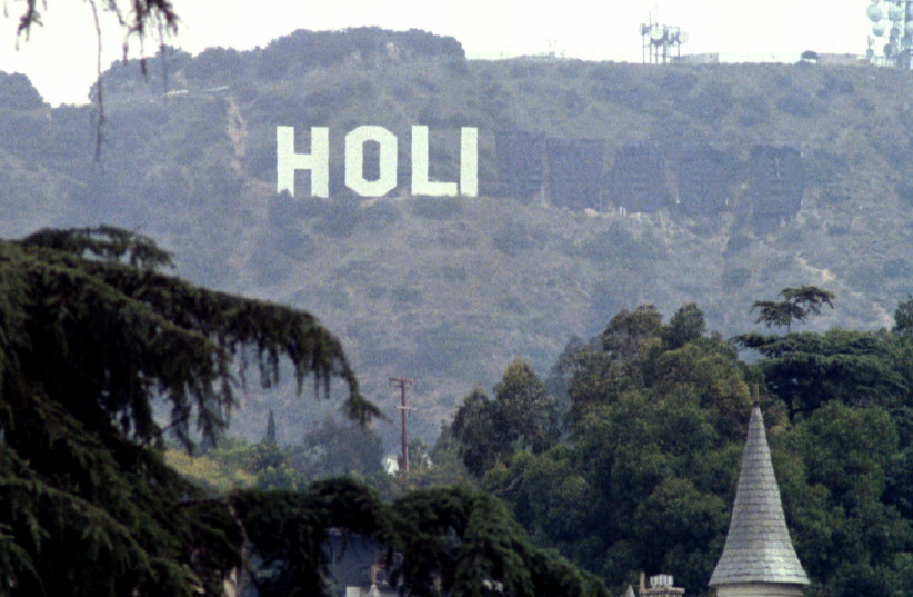 THE HOLLYWOOD sign is instantly recognizable to generations of movie-goers. (credit: Wikimedia Commons)
