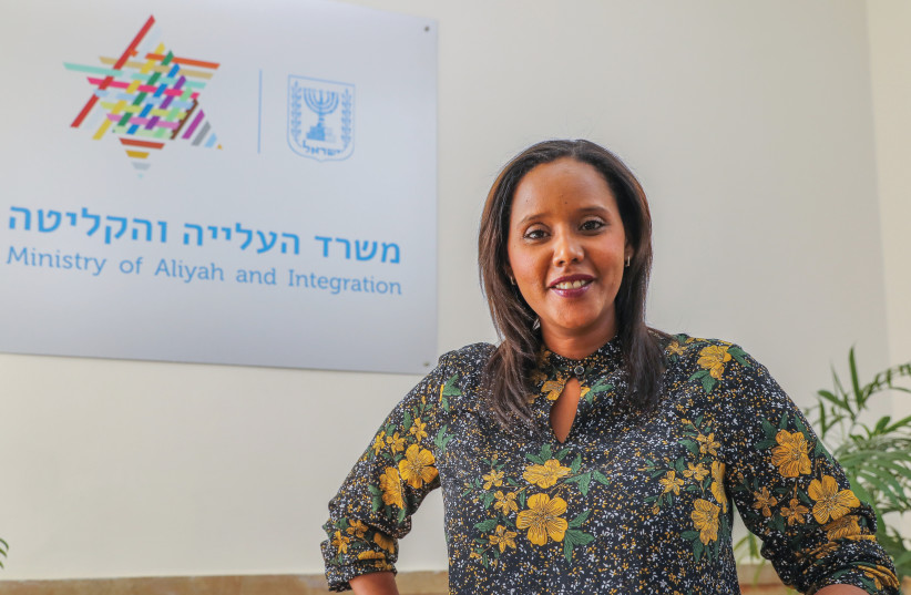 PNINA TAMANO-SHATA, newly appointed aliyah and integration minister and the first Ethopia-born minister in the Israeli government (photo credit: MARC ISRAEL SELLEM/THE JERUSALEM POST)