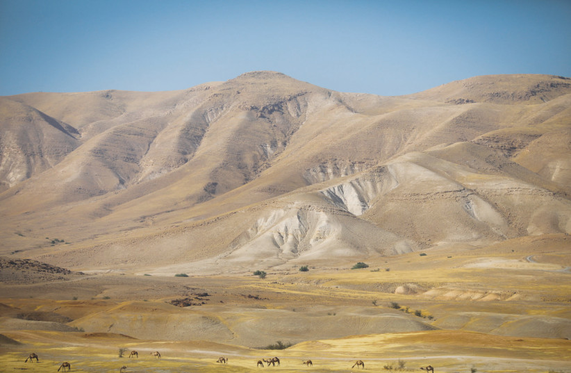 A RECENT view of the Jordan Valley – no longer an area of strategic significance. (photo credit: YONATAN SINDEL/FLASH 90)