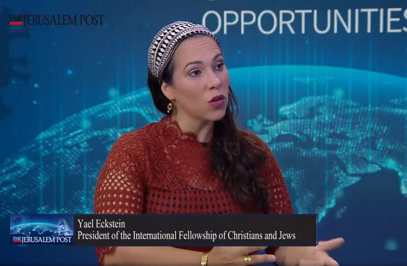 Yael Eckstein, President of the International Fellowship of Christians and Jews (credit: JERUSALEM POST)