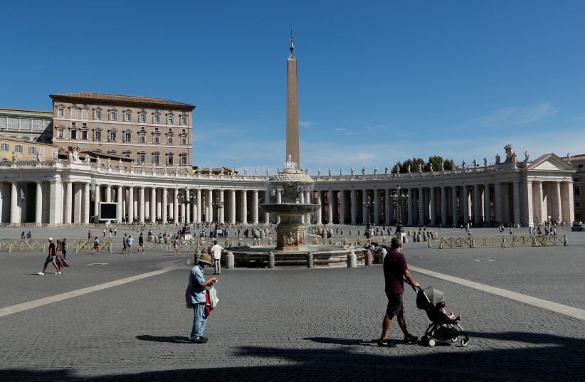 The Vatican City is seen on August 5, 2020. (photo credit: REMO CASILLI/ REUTERS)