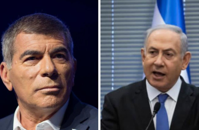 Foreign Minister Gabi Ashkenazi (left) and Prime Minister Benjamin Netanyahu (Right) (photo credit: MIRIAM ALSTER/HADAS PARUSH/FLASH90)