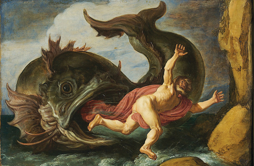 PIETER LASTMAN’S depiction of Jonah and the whale (photo credit: Wikimedia Commons)