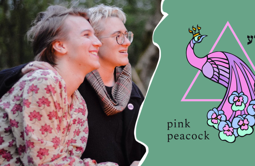 Joe Isaac, left, and Morgan Halleb are founders of the Pink Peacock cafe in Glasgow (photo credit: PINK PEACOCK)