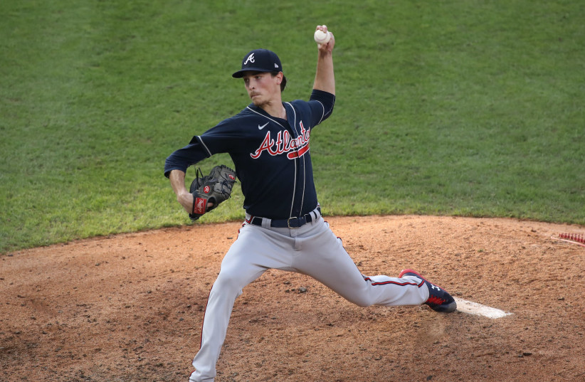 Max Fried pitches in a game for the Atlanta Braves against the Philadelphia Phillies at Citizens Bank Park in Philadelphia, Aug. 9, 2020 (credit: KYLE ROSS/ICON SPORTSWIRE VIA GETTY IMAGES/JTA)