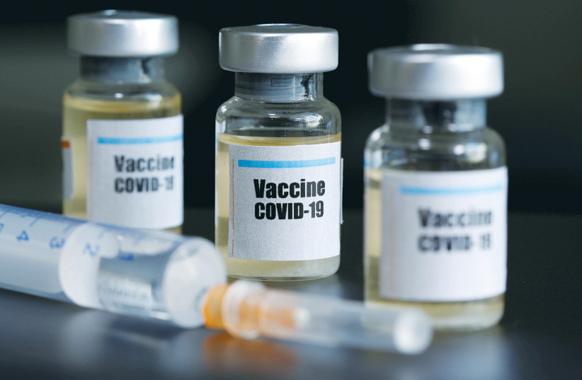 Coronavirus vaccine under development (illustrative) (photo credit: DADO RUVIC/REUTERS)