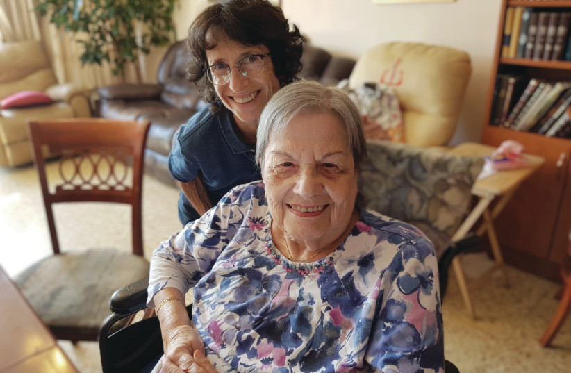 Minnie Smilchensky with her physician Dr. Lynn Zacharowitz, both recent olim (photo credit: ELISHEVA KOLATCH)