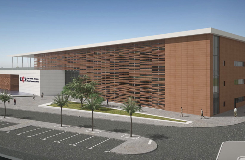 When completed, Magen David Adom’s new Marcus National Blood Services Center will more than double Israel’s blood-processing capacity (credit: MAGEN DAVID ADOM)