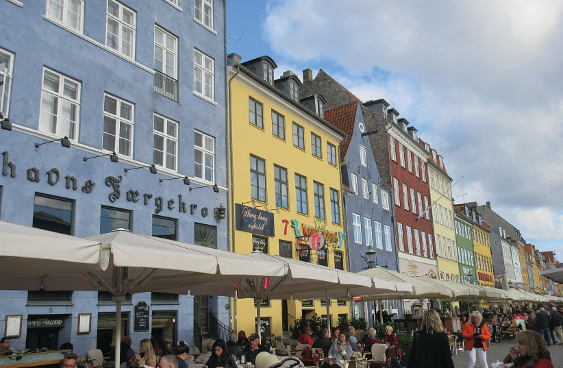 A STREET SCENE in Copenhagen. (credit: HOWARD BLAS)