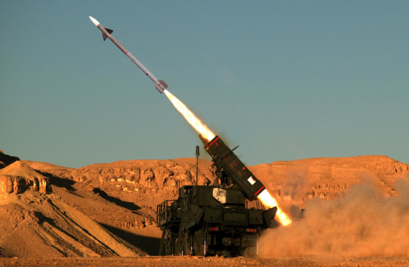 A SPYDER surface-to-air missile system. (photo credit: RAFAEL ADVANCED SYSTEMS)