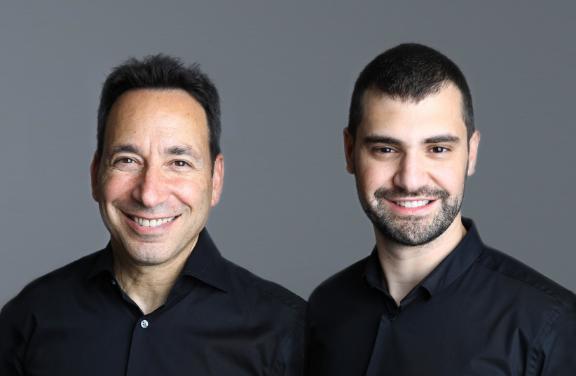 Salt Security co-founders  Michael Nicosia [L] and Roey Eliyahu [R]. (photo credit: TALI BEN ARYEA)